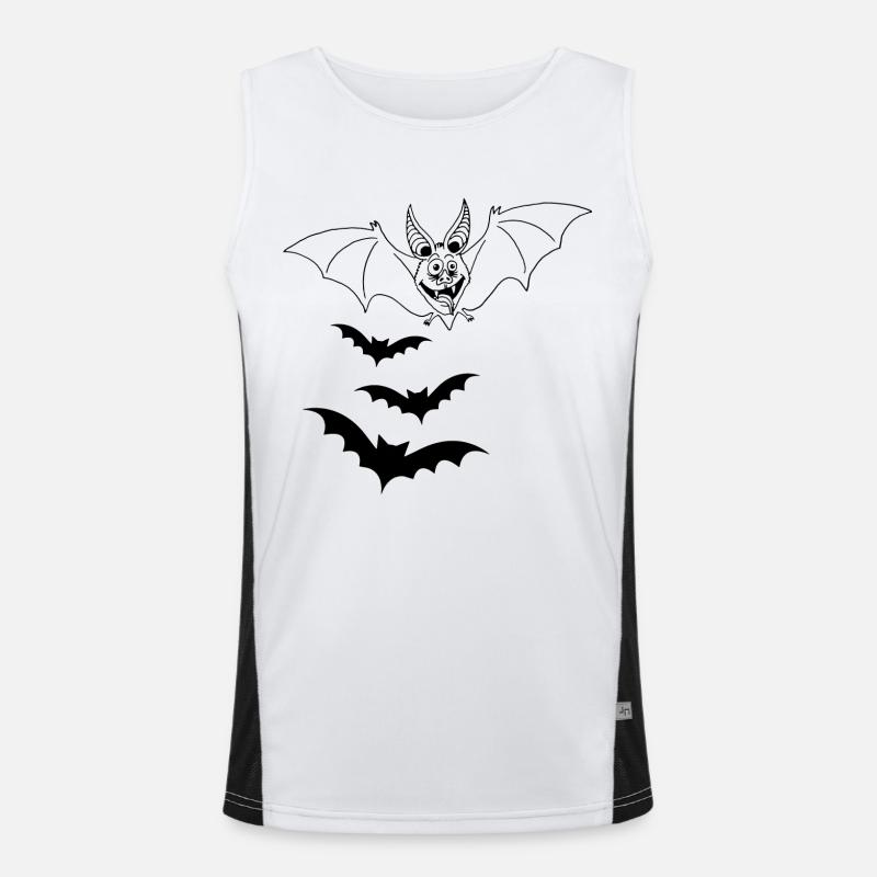 Vampire Bat Men's Functional Contrast Tank Top 