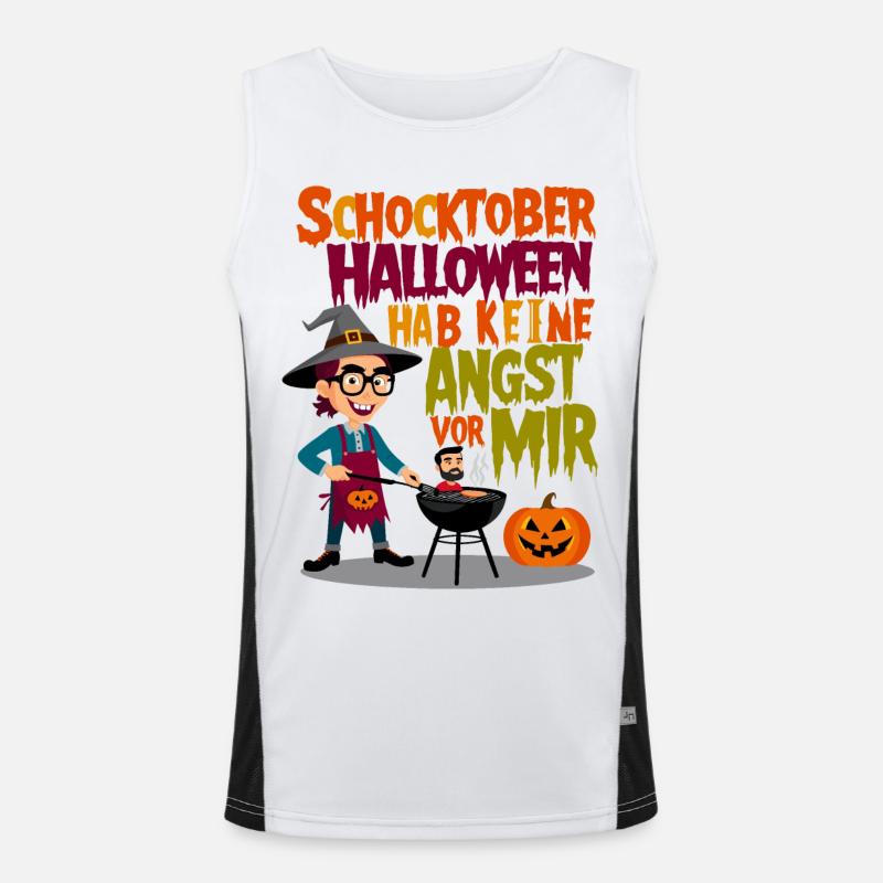 Shock Halloween Men's Functional Contrast Tank Top 