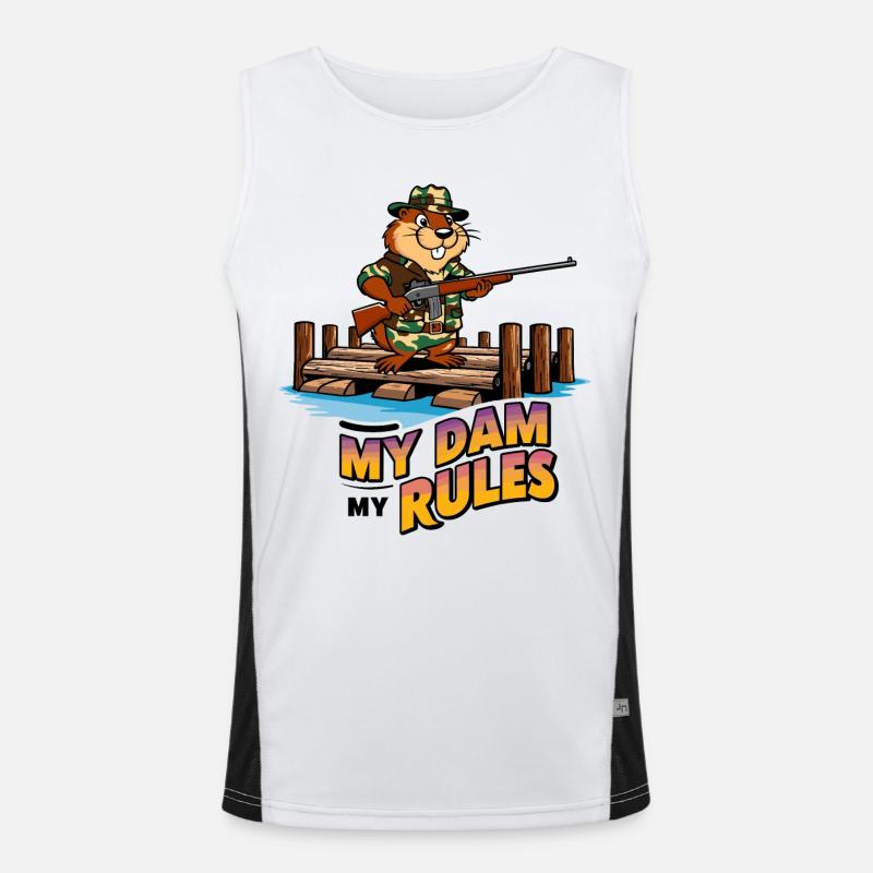 Bieber Security Guard Men's Functional Contrast Tank Top 