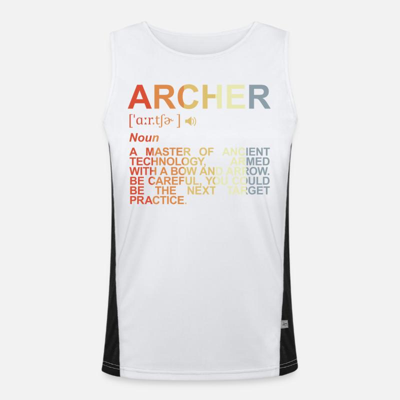 Archer Explication des termes Débardeur respirant contrasté Homme 