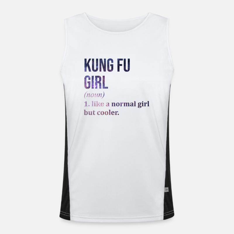 kung-fu Débardeur respirant contrasté Homme 