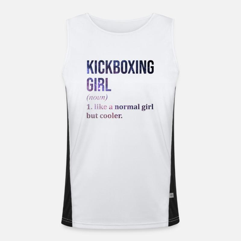 Kickboxen Funktionelles Kontrast-Tank Top für Männer 