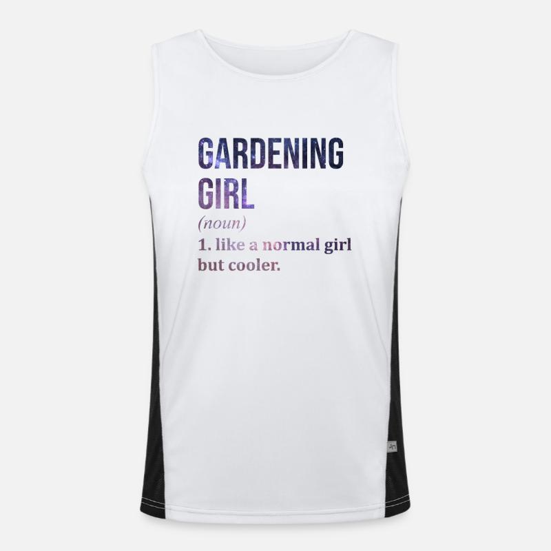 Gärtner Funktionelles Kontrast-Tank Top für Männer 