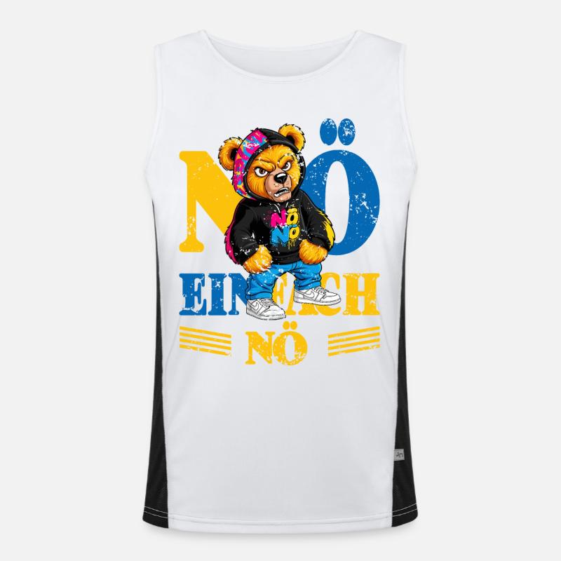 Grumpy Bear Men's Functional Contrast Tank Top 