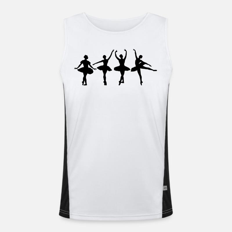 Danse de ballet Débardeur respirant contrasté Homme 