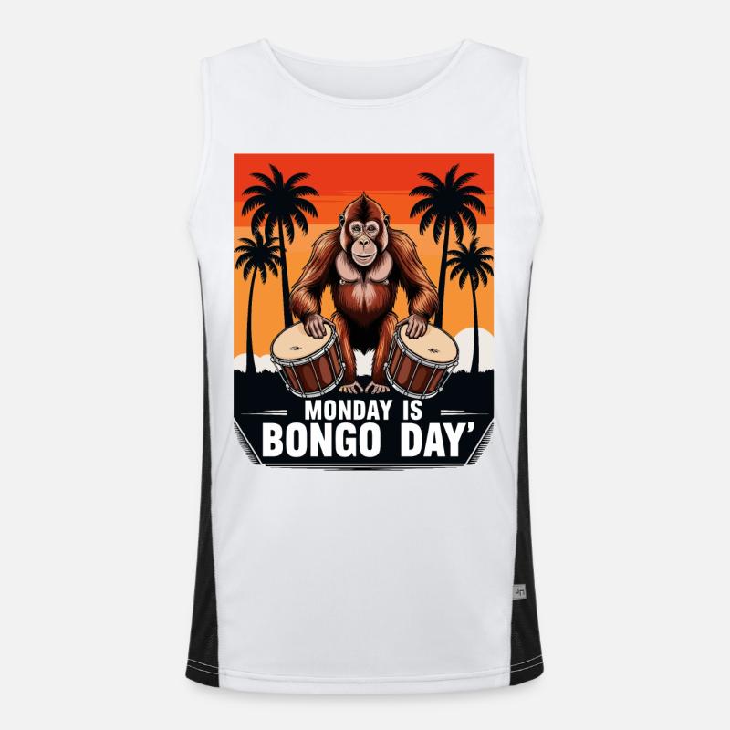 Monkey Bongo Batteur Débardeur respirant contrasté Homme 