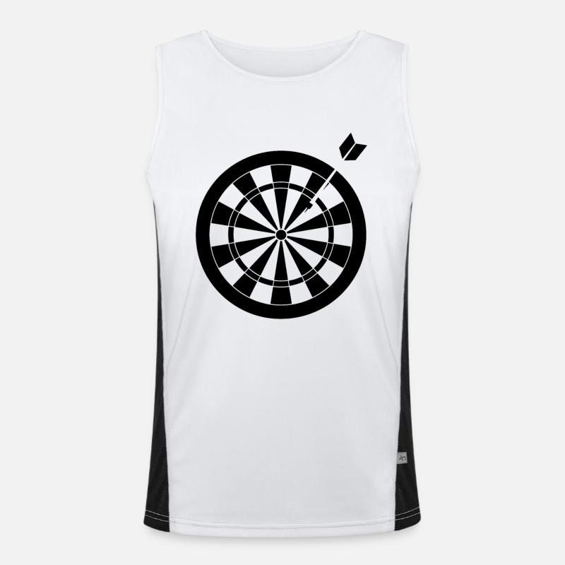 Dartboard Men's Functional Contrast Tank Top 