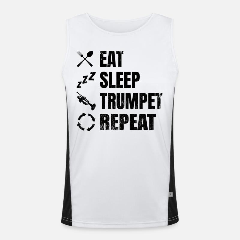 Trumpeter Routine Men's Functional Contrast Tank Top 