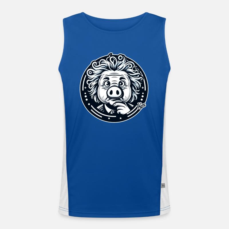 Albert Schweinstein le génie Débardeur respirant contrasté Homme 