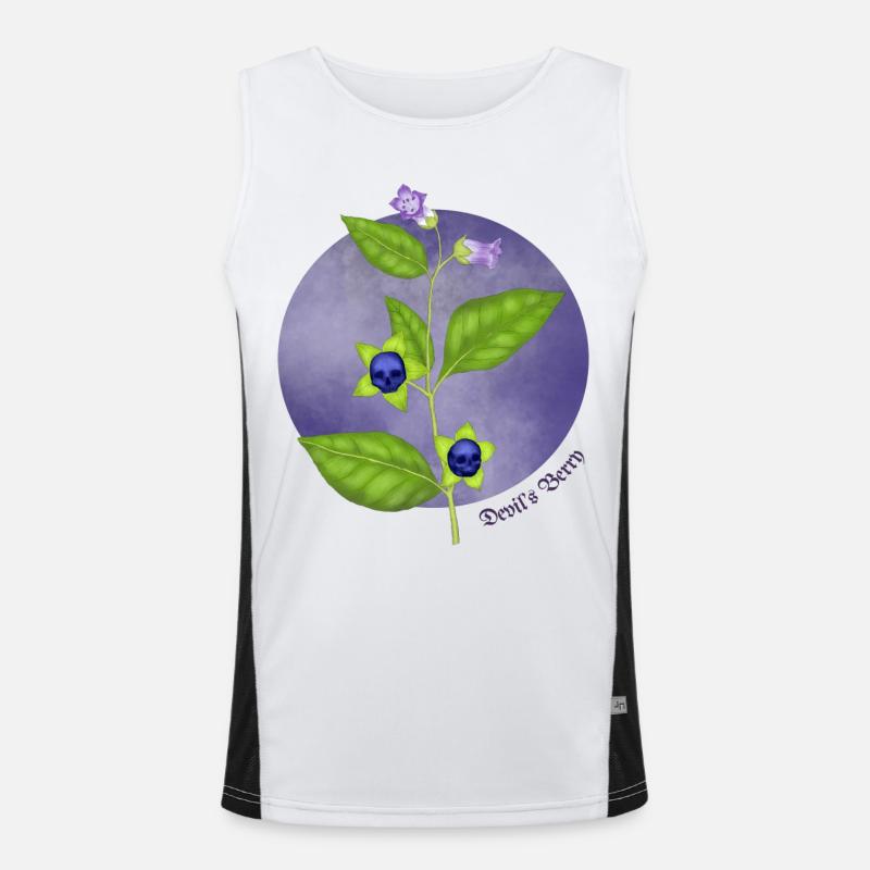 Devil's Berry Men's Functional Contrast Tank Top 