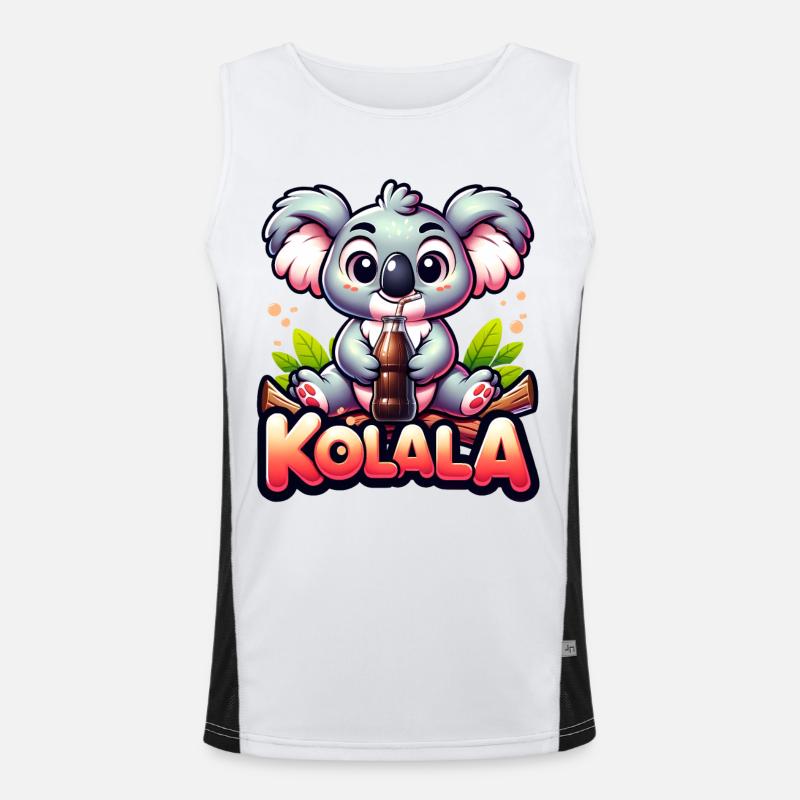 Kolala - Jeu de mots Koala mignon avec Débardeur respirant contrasté Homme 