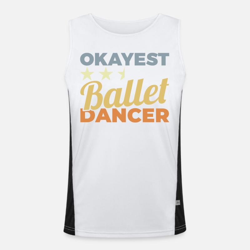 Average ballet Men's Functional Contrast Tank Top 