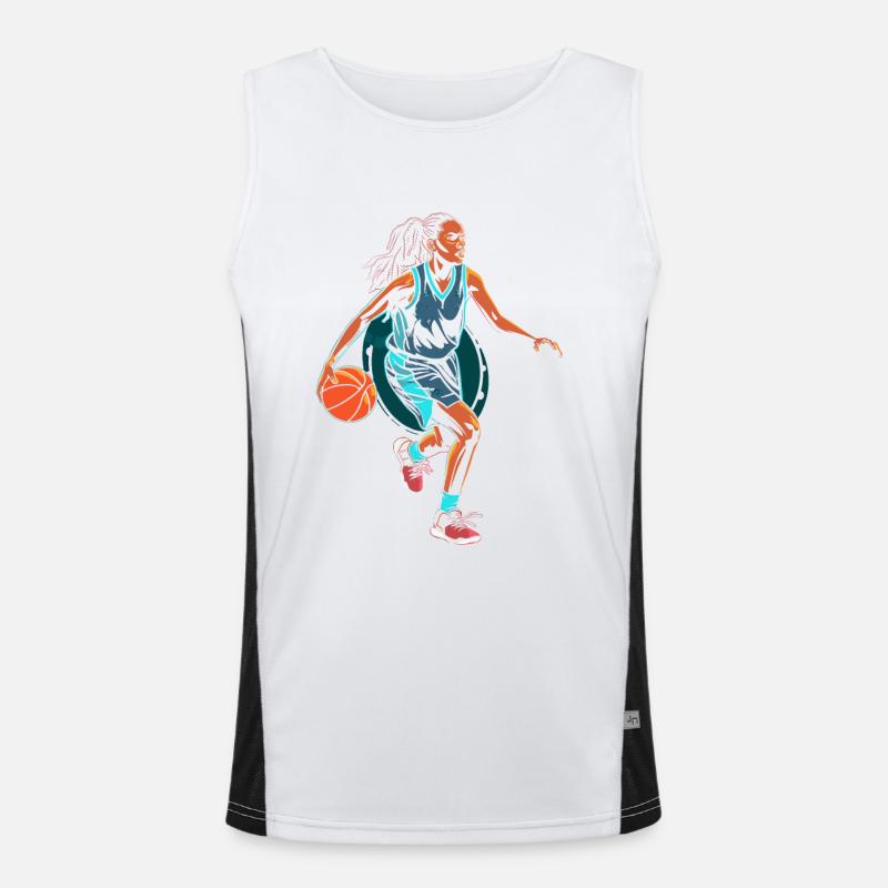 Basketball player Men's Functional Contrast Tank Top 