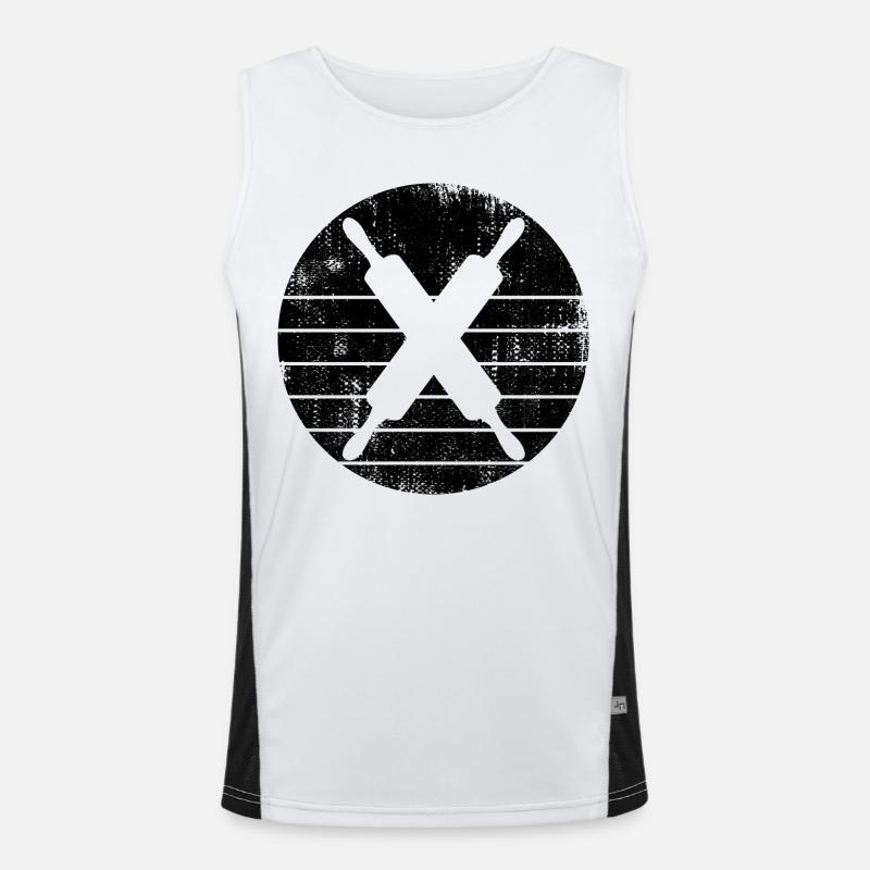 Rolling pin Men's Functional Contrast Tank Top 