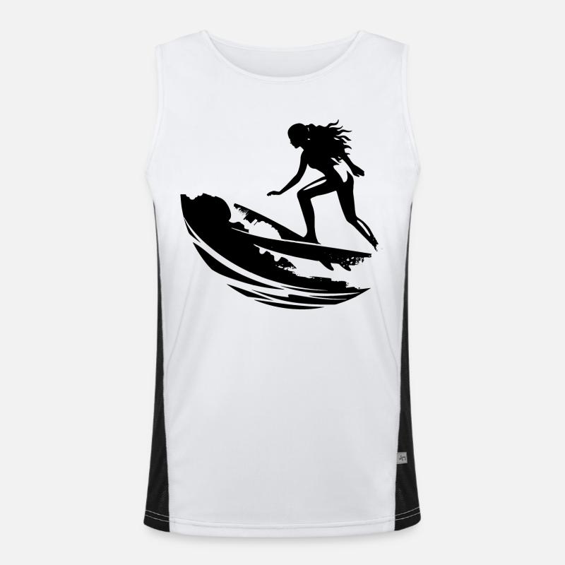 Surfeuse Débardeur respirant contrasté Homme 