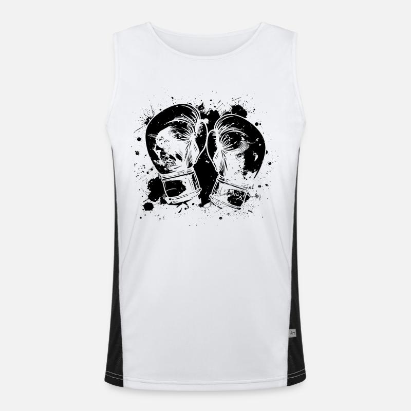 Boxhandschuhe Funktionelles Kontrast-Tank Top für Männer 