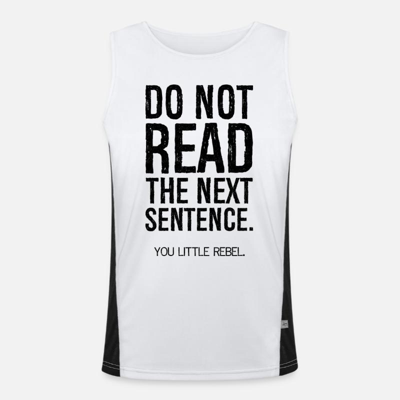 do not read the next sentence Men's Functional Contrast Tank Top 