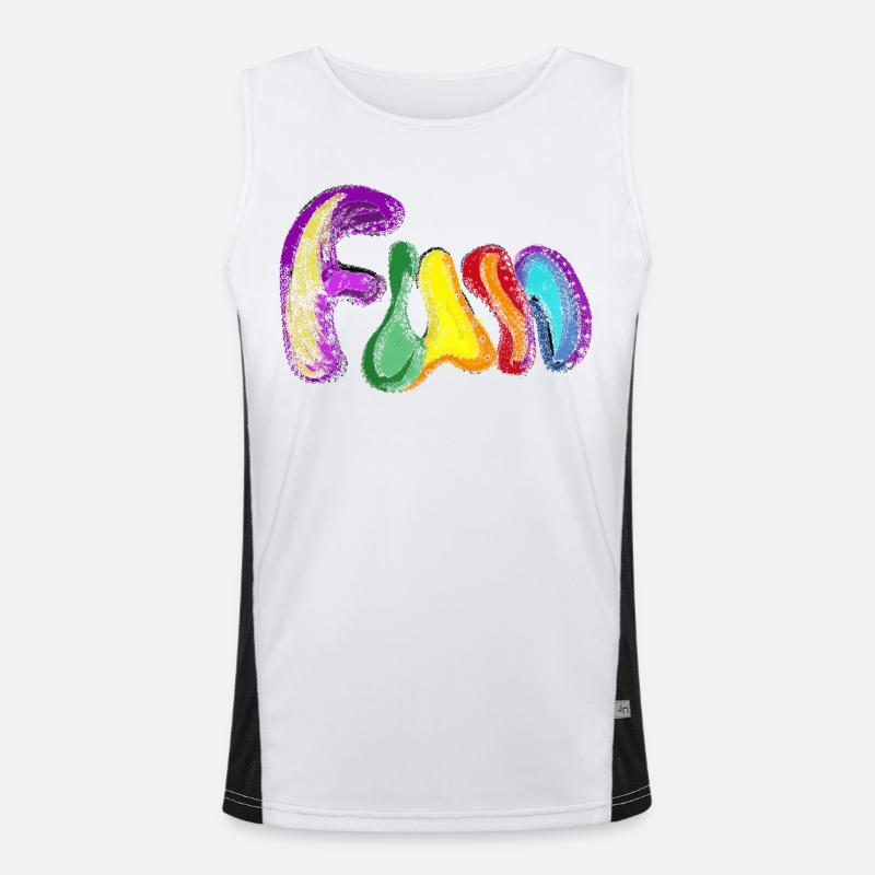 FUN Funktionelles Kontrast-Tank Top für Männer 