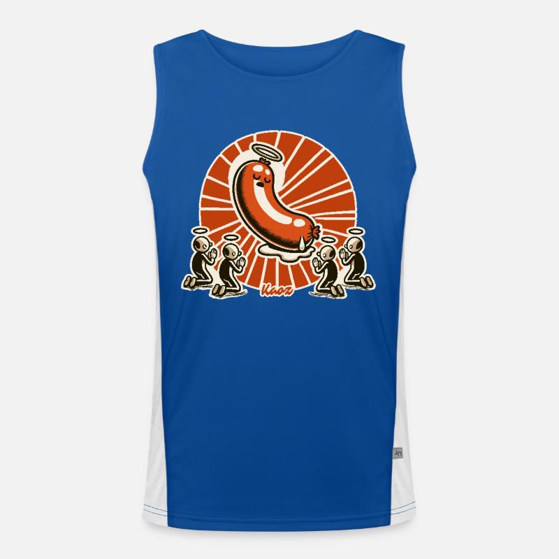 Kult af den hellige bratwurst Funktionel kontrast tanktop til herrer 