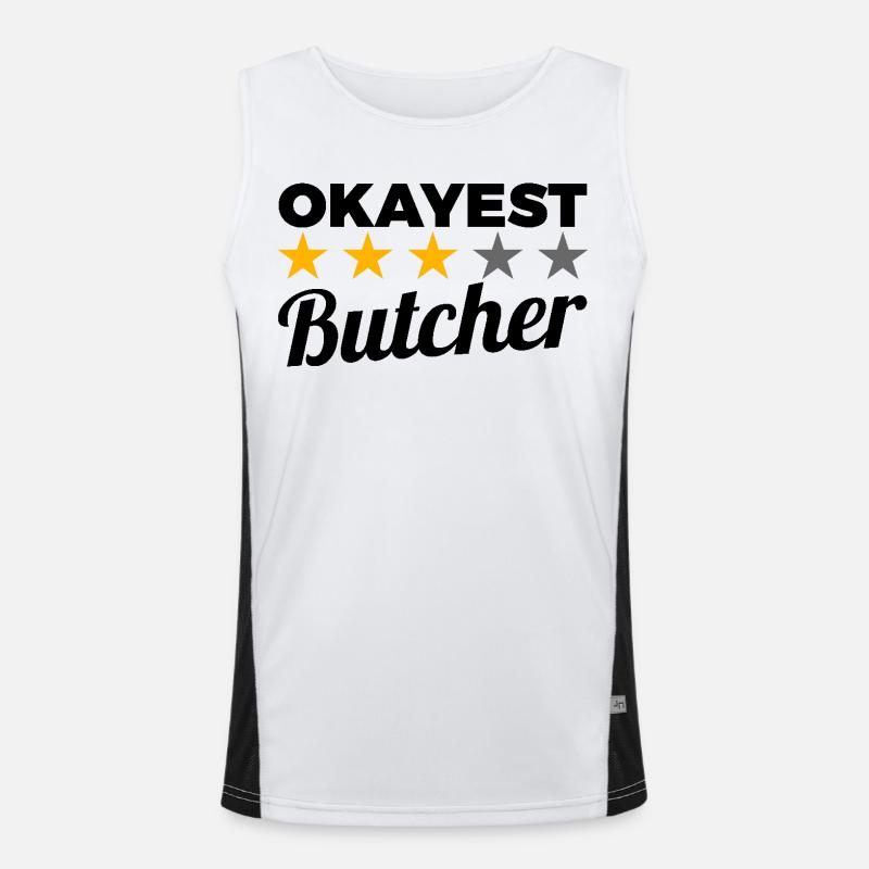 Average Butcher Men's Functional Contrast Tank Top 