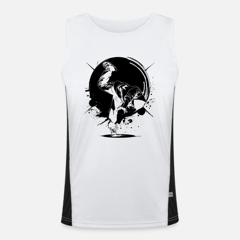 Breakdancer Débardeur respirant contrasté Homme 