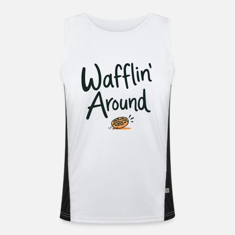 Wafflin' Around Men's Functional Contrast Tank Top 