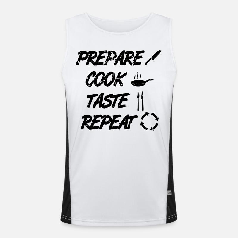 Recette Débardeur respirant contrasté Homme 