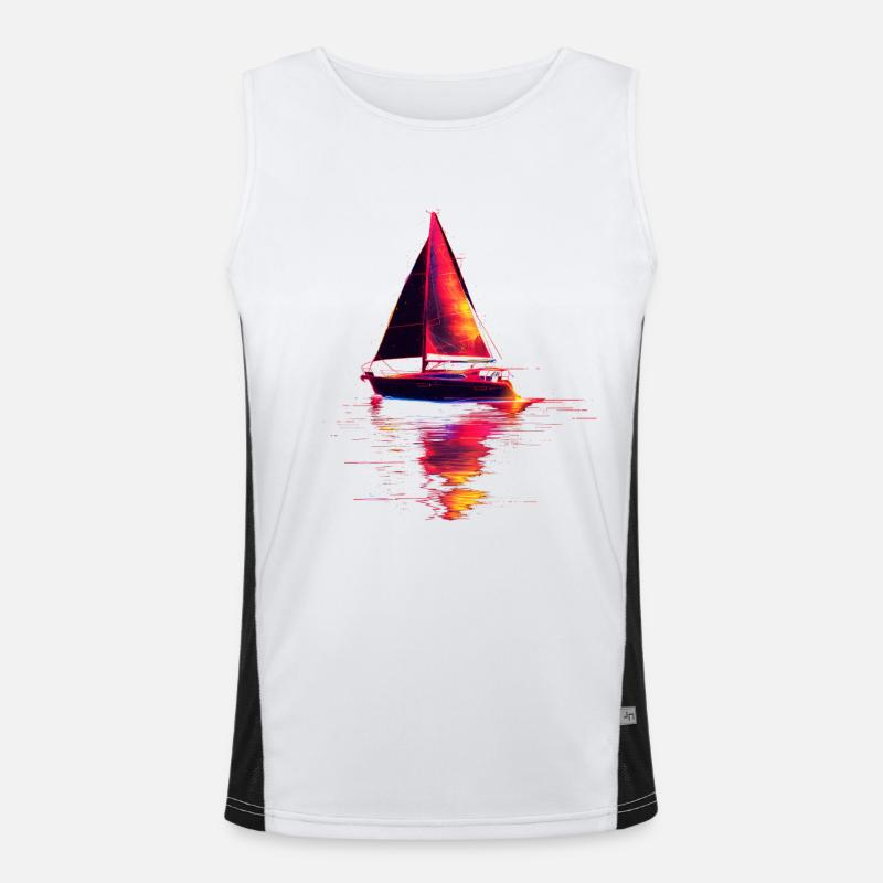Voilier Retrowave Débardeur respirant contrasté Homme 