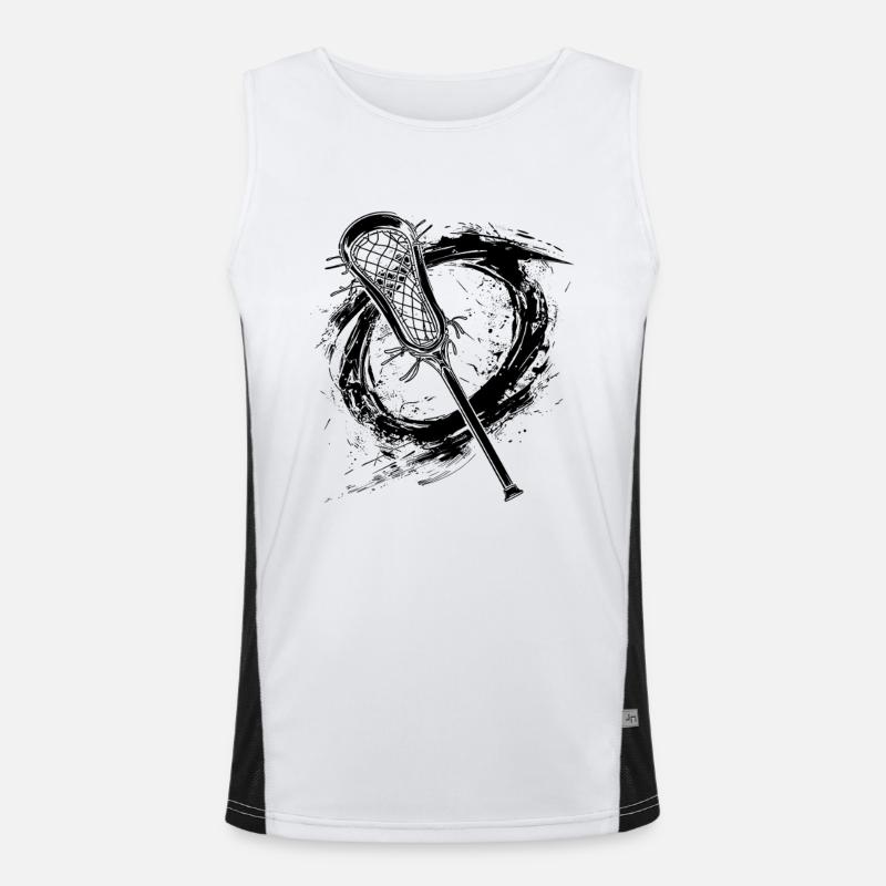 Lacrosse Sticks Men's Functional Contrast Tank Top 