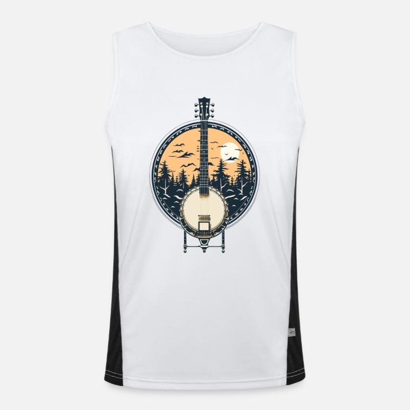 Graphiques Banjo Débardeur respirant contrasté Homme 