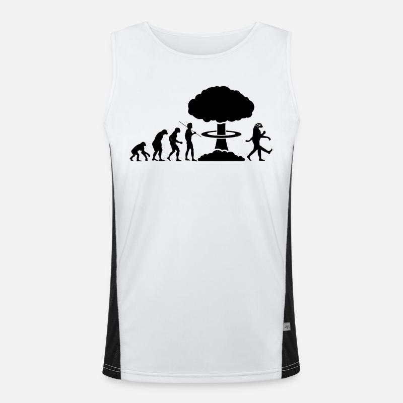 Nuclear evolution Men's Functional Contrast Tank Top 