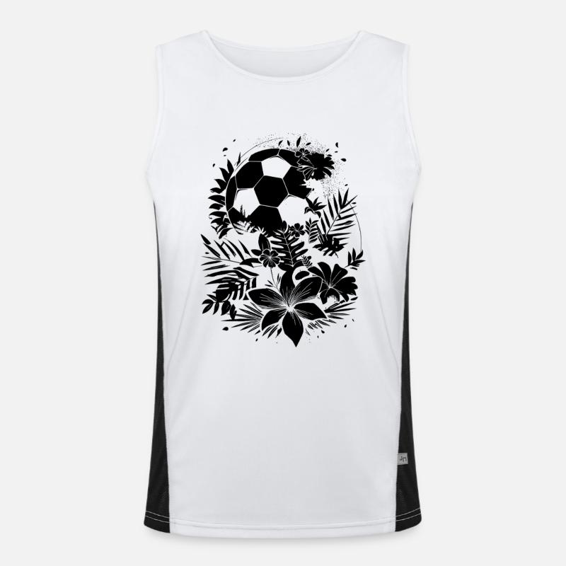 Fußball Funktionelles Kontrast-Tank Top für Männer 