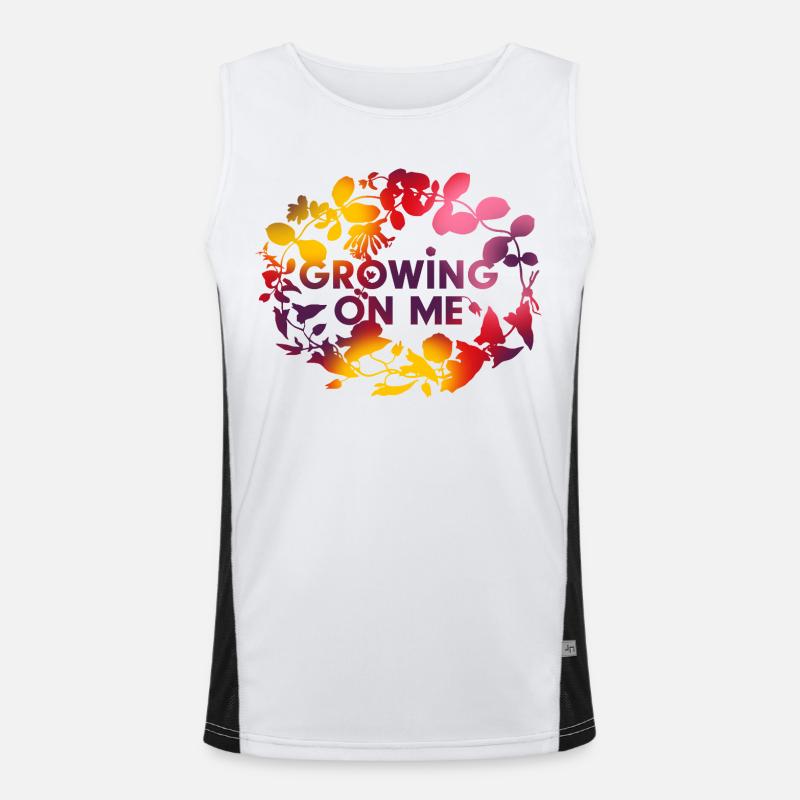 Growing connection Men's Functional Contrast Tank Top 