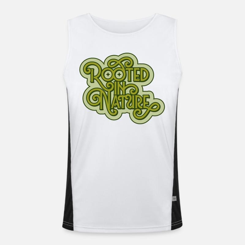 Deep-rooted Men's Functional Contrast Tank Top 