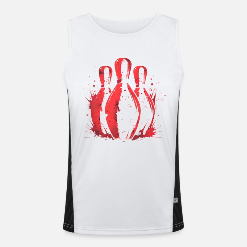Bowling Men's Functional Contrast Tank Top 