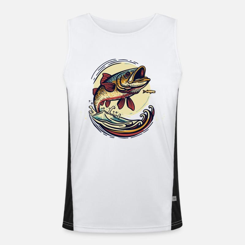 Angling Men's Functional Contrast Tank Top 