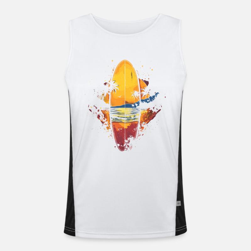 Surfboard Men's Functional Contrast Tank Top 