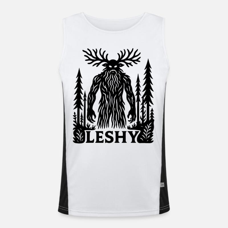 Leshy Spirit | Slavic Forest Protector Débardeur respirant contrasté Homme 
