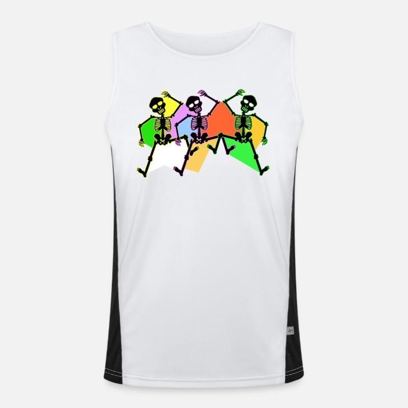 Dancing Men's Functional Contrast Tank Top 