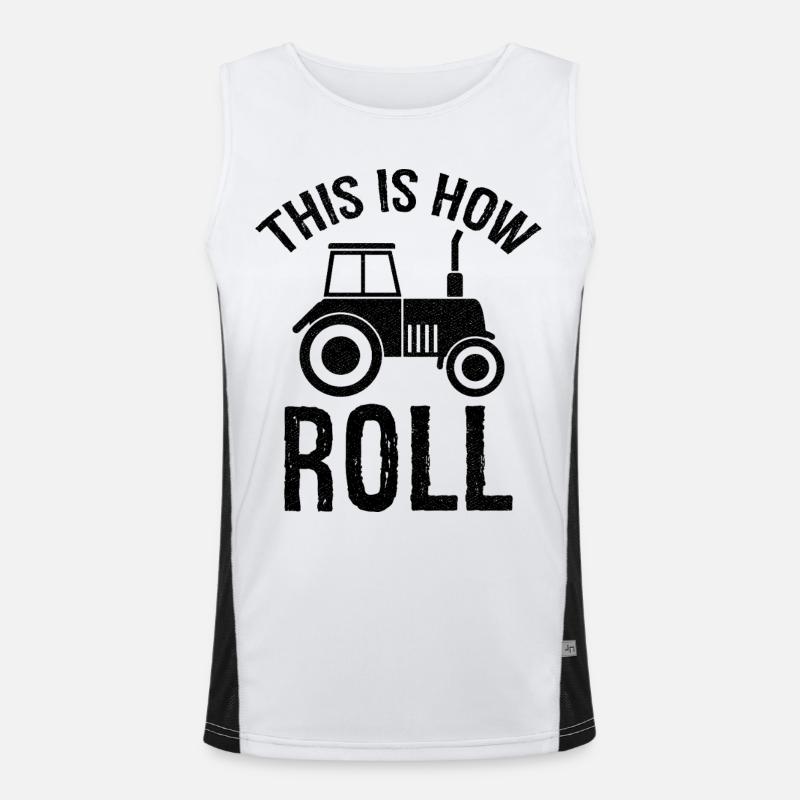 this is how roll Funktionelles Kontrast-Tank Top für Männer 