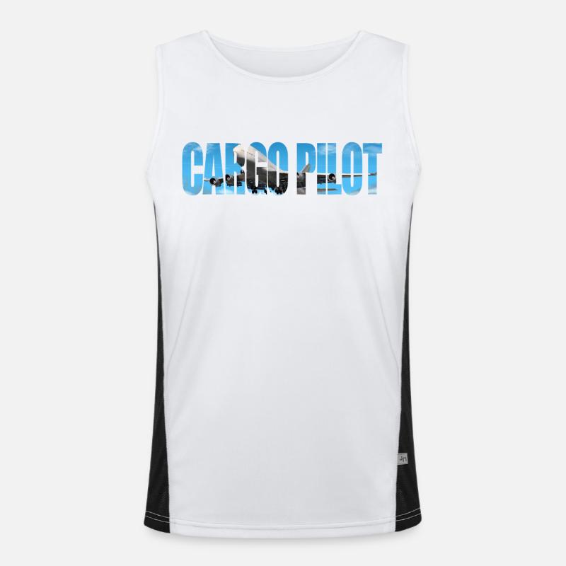 Cargo pilot Funktionelles Kontrast-Tank Top für Männer 