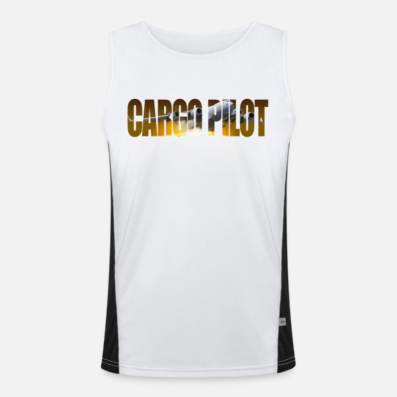 Cargo pilot C-17 Men's Functional Contrast Tank Top 