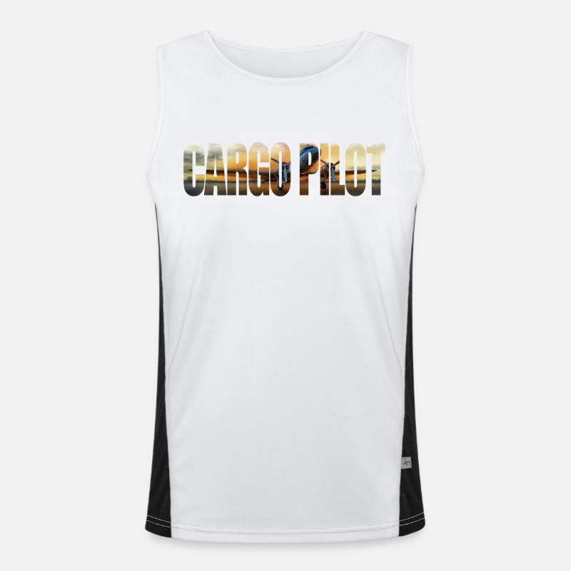 Cargo pilot DC-3 Funktionelles Kontrast-Tank Top für Männer 