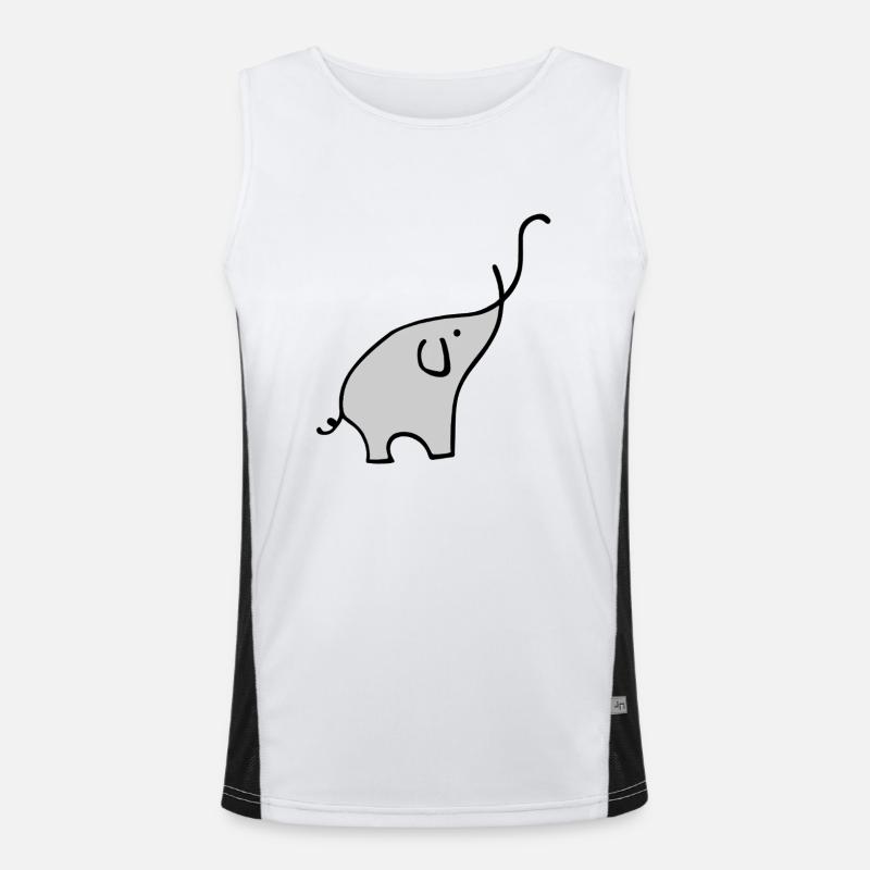 Éléphan Débardeur respirant contrasté Homme 
