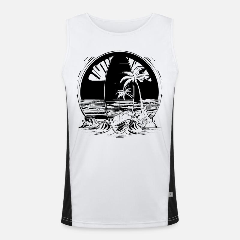 Surf Débardeur respirant contrasté Homme 