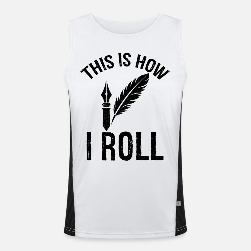 this is how I roll Author Men's Functional Contrast Tank Top 
