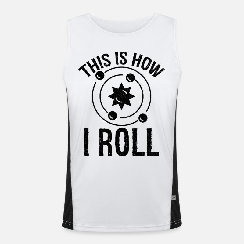 this is how I roll Astrophysics Men's Functional Contrast Tank Top 