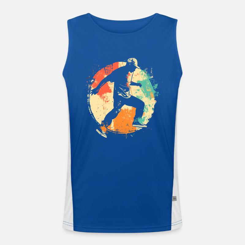 Vintage B-Boy Débardeur respirant contrasté Homme 