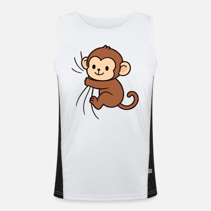 Cher petit singe Débardeur respirant contrasté Homme 