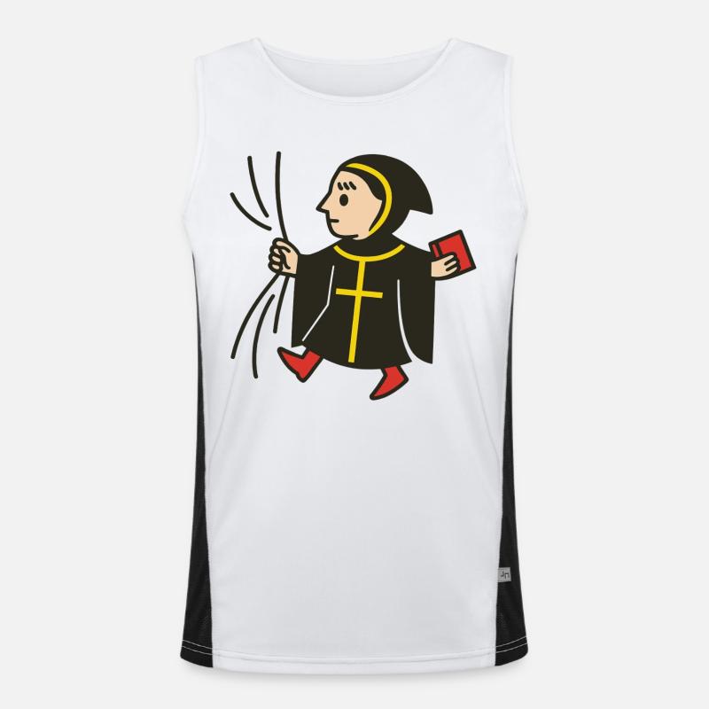 Münchner Funktionelles Kontrast-Tank Top für Männer 